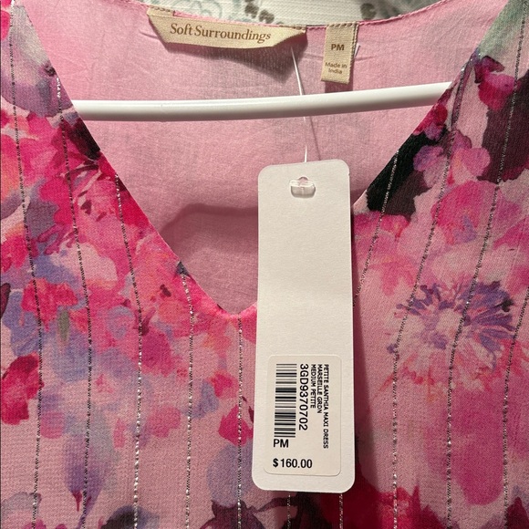 Soft Surroundings Pink Floral Dress - Picture 2 of 3